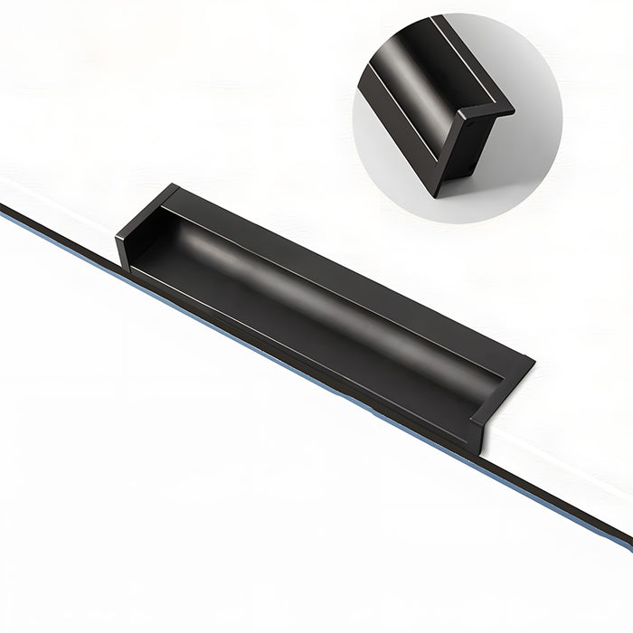 Invisible Aluminum Alloy Hidden Cupboard Drawer Edge Pulls