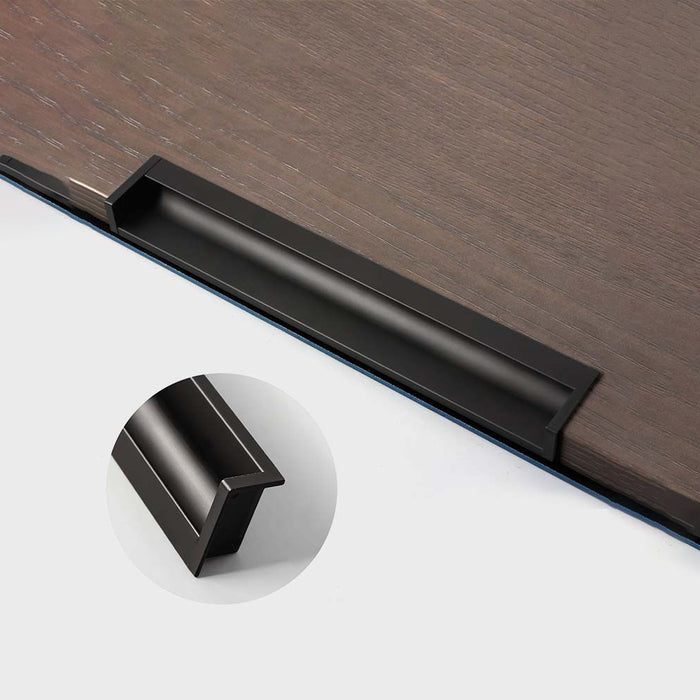 Invisible Aluminum Alloy Hidden Cupboard Drawer Edge Pulls