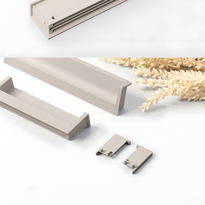 Invisible Aluminum Alloy Hidden Cupboard Drawer Edge Pulls