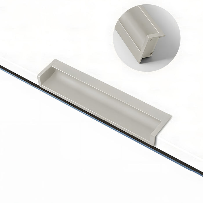 Invisible Aluminum Alloy Hidden Cupboard Drawer Edge Pulls