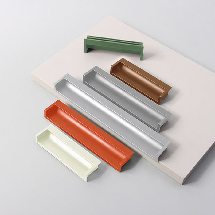 Invisible Aluminum Alloy Hidden Cupboard Drawer Edge Pulls