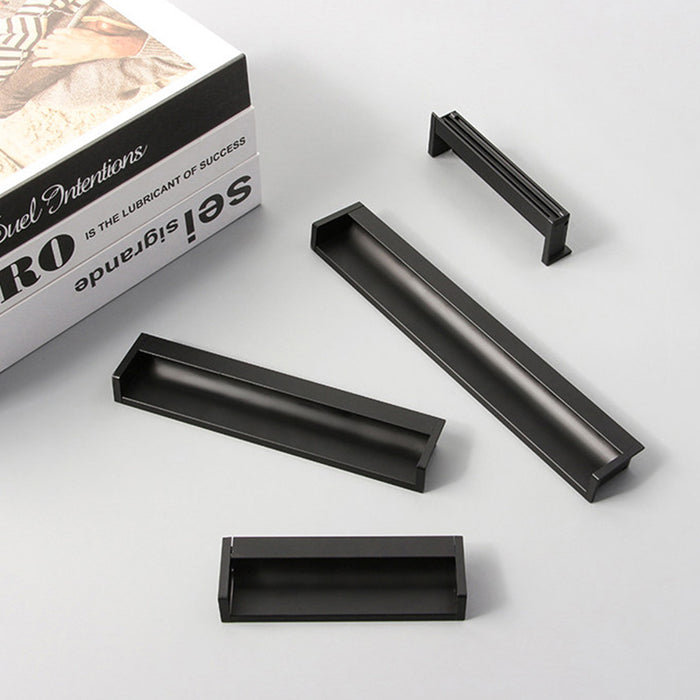 Invisible Aluminum Alloy Hidden Cupboard Drawer Edge Pulls