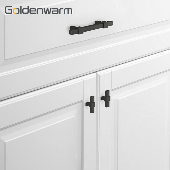 Square Cabinet Handles Drawer Pulls for Kitchen