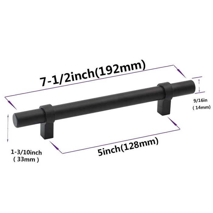 Matte Black Cabinet Handles  for Kitchen and Bathroom
