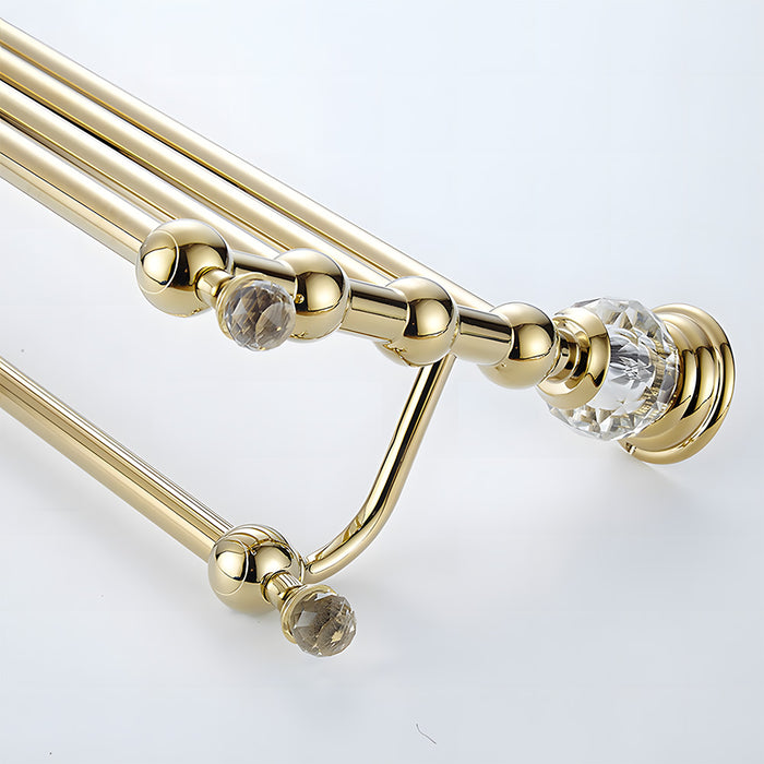 Luxury Polished Bathroom Wall Mounted Towel Rack