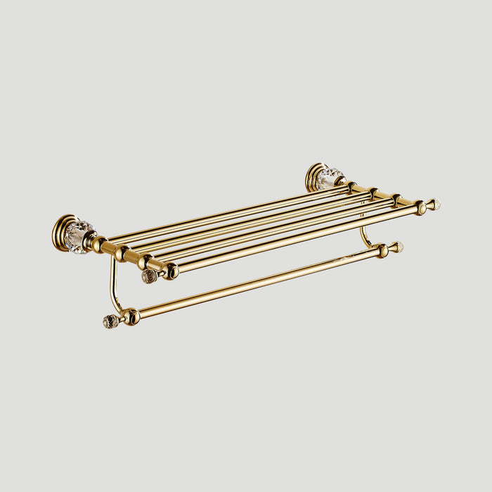 Luxury Polished Bathroom Wall Mounted Towel Rack