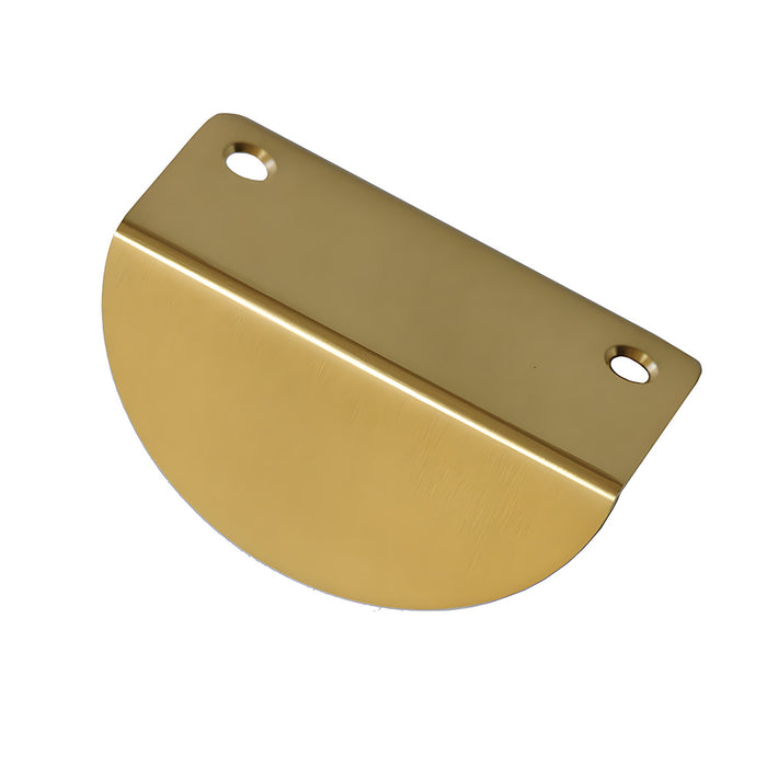 Luxury Round Fan-Shaped Brass Wardrobe Drawer Pulls