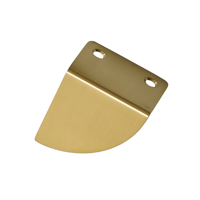 Luxury Round Fan-Shaped Brass Wardrobe Drawer Pulls