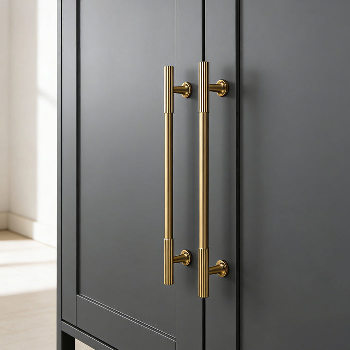 Luxury Stripe Dresser Pull Cupboard Pull High-end Kitchen Cabinet Door Handle