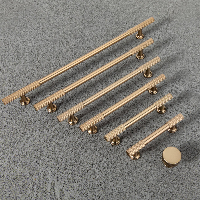 Goldenwarm Cabinet Handle Luxury Stripe High-End Dresser Cupboard Pull  Kitchen