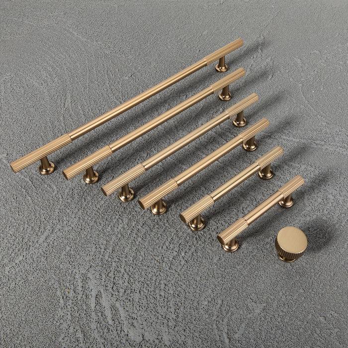 Luxury Stripe Dresser Pull Cupboard Pull High-end Kitchen Cabinet Door Handle