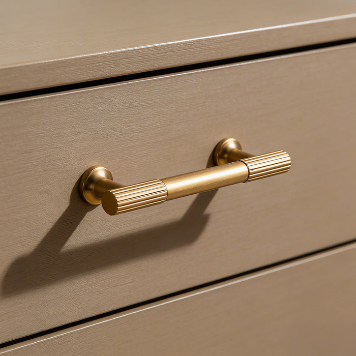 Luxury Stripe Dresser Pull Cupboard Pull High-end Kitchen Cabinet Door Handle
