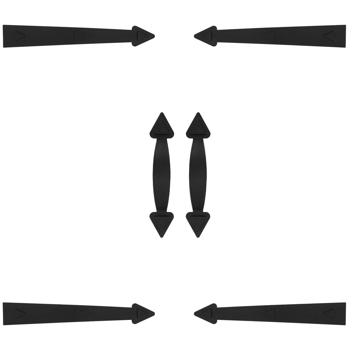 Goldenwarm Decorative Hardware Garage Door Handle Hinges