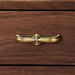 Modern Zinc Alloy Brushed Brass Cabinet Handles