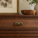 Antique Bronze Knurled Cabinet Pulls with Backplate