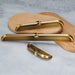 Modern Zinc Alloy Brushed Brass Cabinet Handles