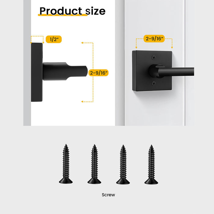 Modern Single-Sided Zinc Alloy Heavy Duty Dummy Door Lever