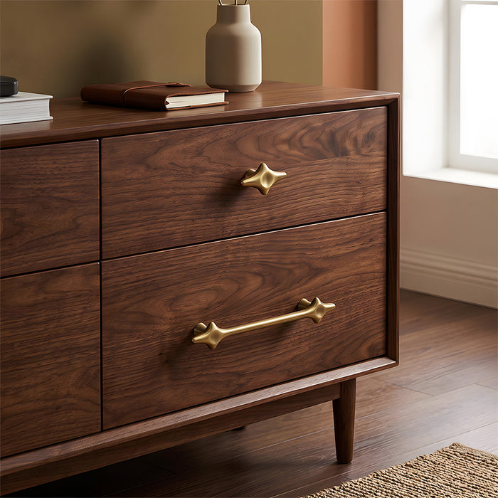 Mid-Century Starburst Cabinet Pulls & Knobs