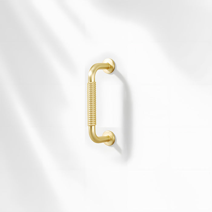 Mid-Century Zinc Alloy Cabinet Bar Handles