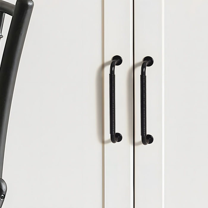 Mid-Century Zinc Alloy Cabinet Bar Handles