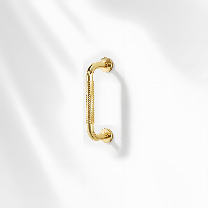 Mid-Century Zinc Alloy Cabinet Bar Handles