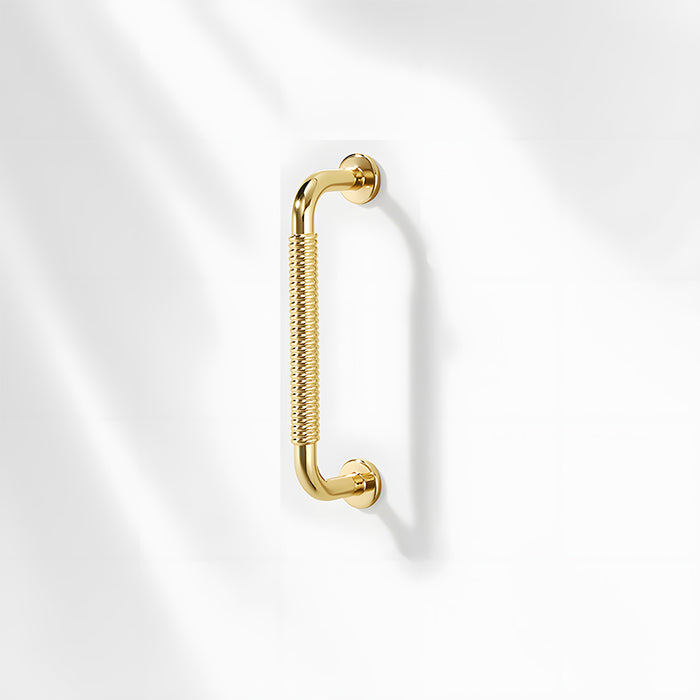 Mid-Century Zinc Alloy Cabinet Bar Handles