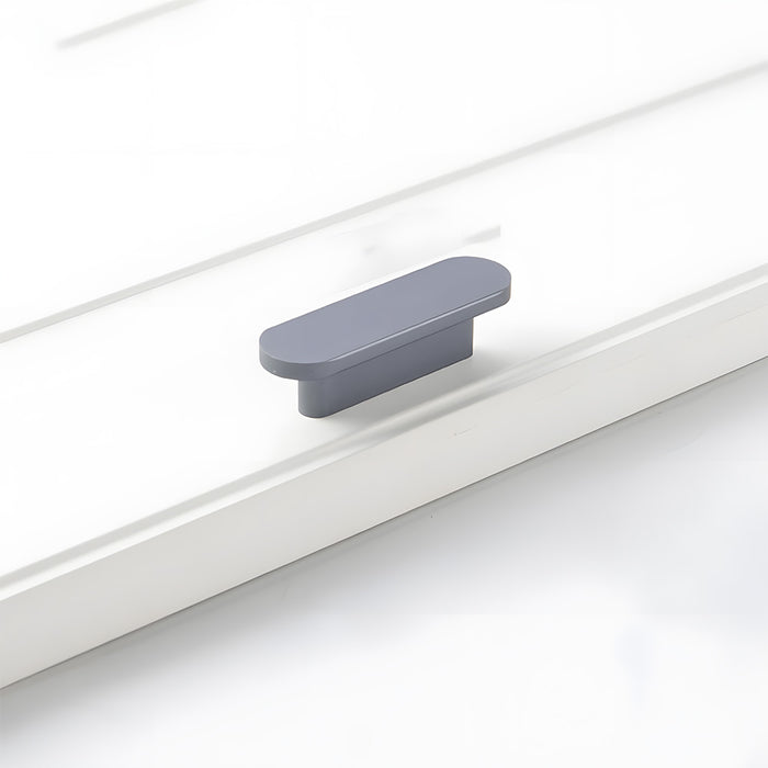 Minimalist Aluminium Alloy T-Shaped Wardrobe Door Handles