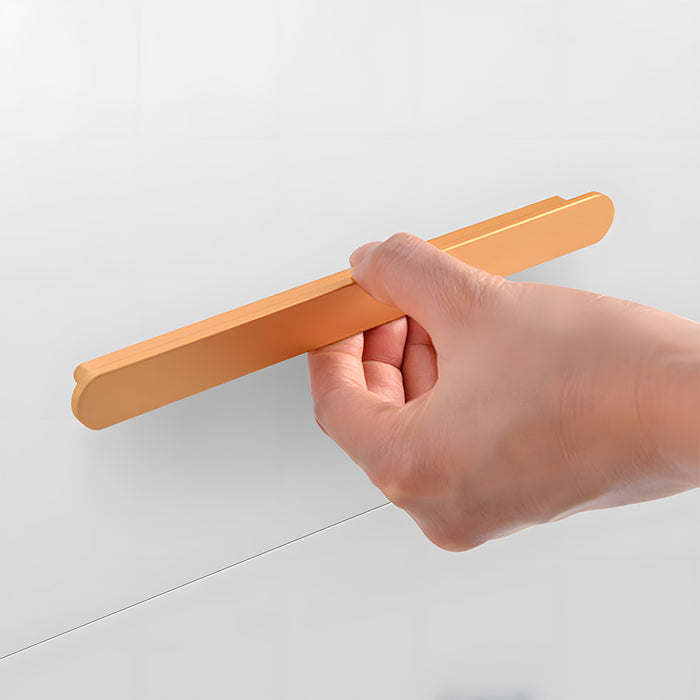 Minimalist Aluminium Alloy T-Shaped Wardrobe Door Handles