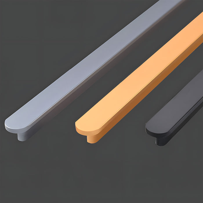 Minimalist Aluminium Alloy T-Shaped Wardrobe Door Handles