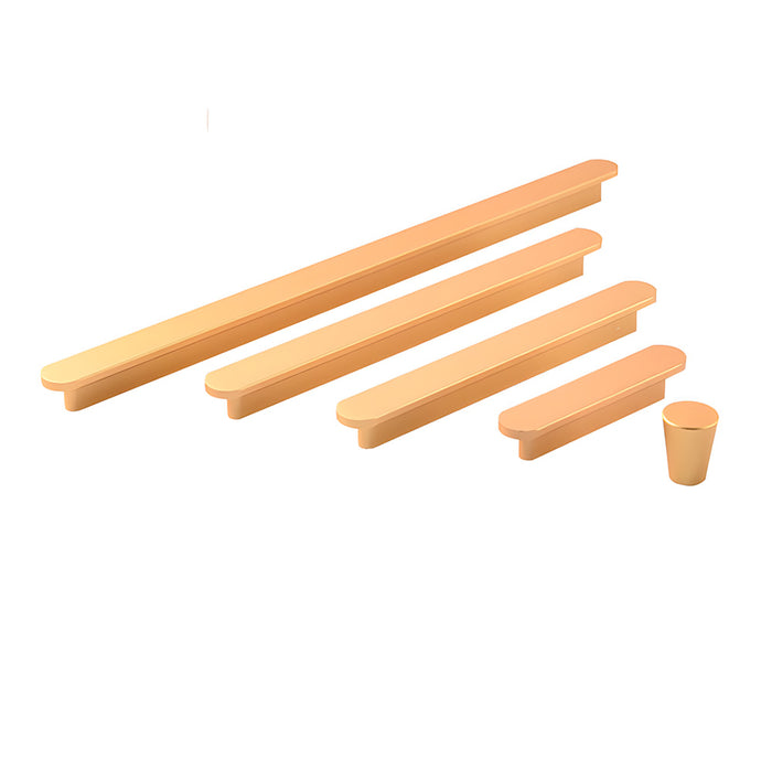 Minimalist Aluminium Alloy T-Shaped Wardrobe Door Handles