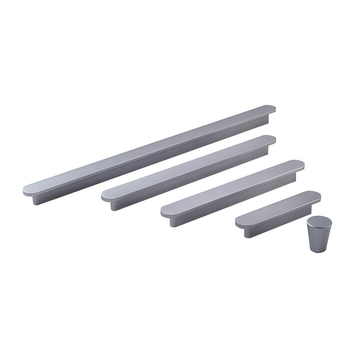 Minimalist Aluminium Alloy T-Shaped Wardrobe Door Handles