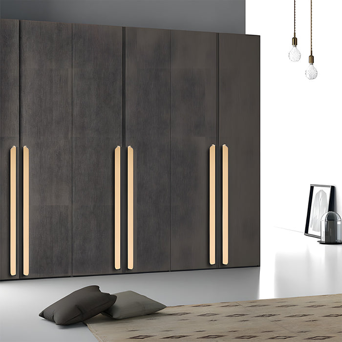 Minimalist Aluminum Alloy Finger Edge Pulls for Kitchen