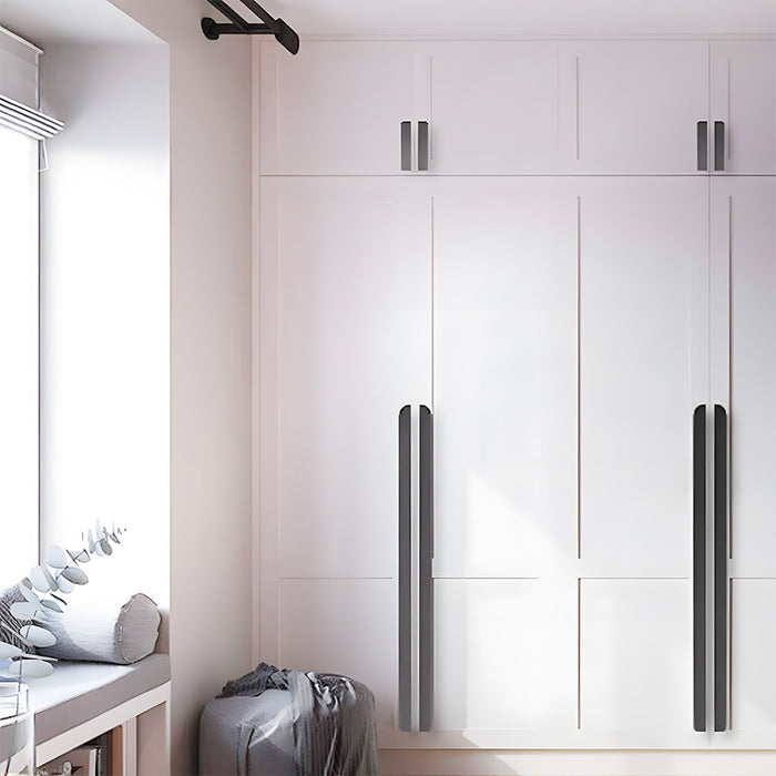 Minimalist Aluminum Alloy Finger Edge Pulls for Kitchen