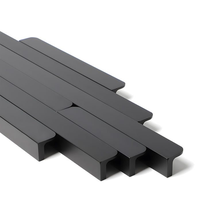 Minimalist Aluminum Alloy Finger Edge Pulls for Kitchen