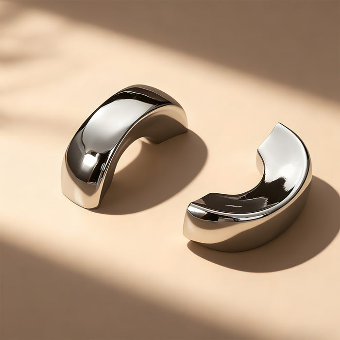 Minimalist Mid-Century Arch Cabinet Pulls