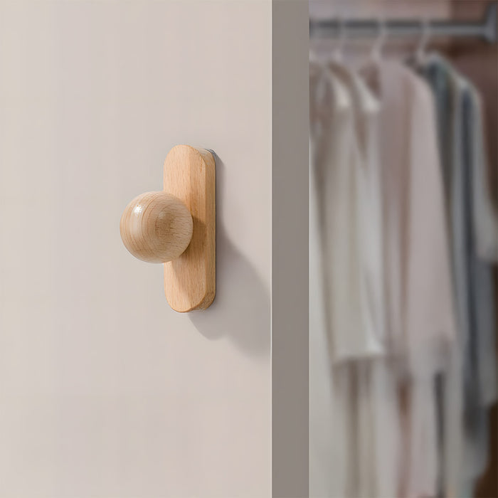 Minimalist Natural Wood Dresser Kitchen Cabinet Pulls