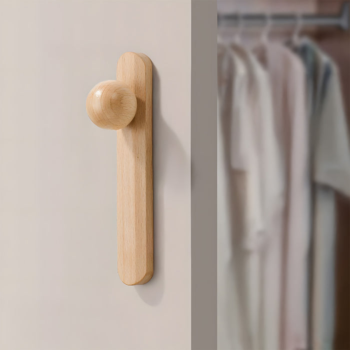 Minimalist Natural Wood Dresser Kitchen Cabinet Pulls
