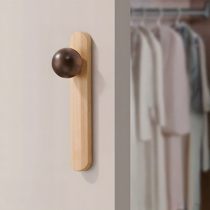 Minimalist Natural Wood Dresser Kitchen Cabinet Pulls