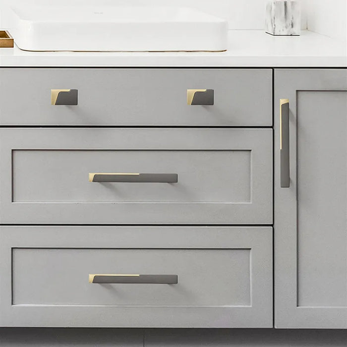 Goldenwarm Cabinet Handles and Knobs Square Modern Dresser Pulls Goldenwarm Cabinet Handles and Knobs Square Modern Dresser Pulls