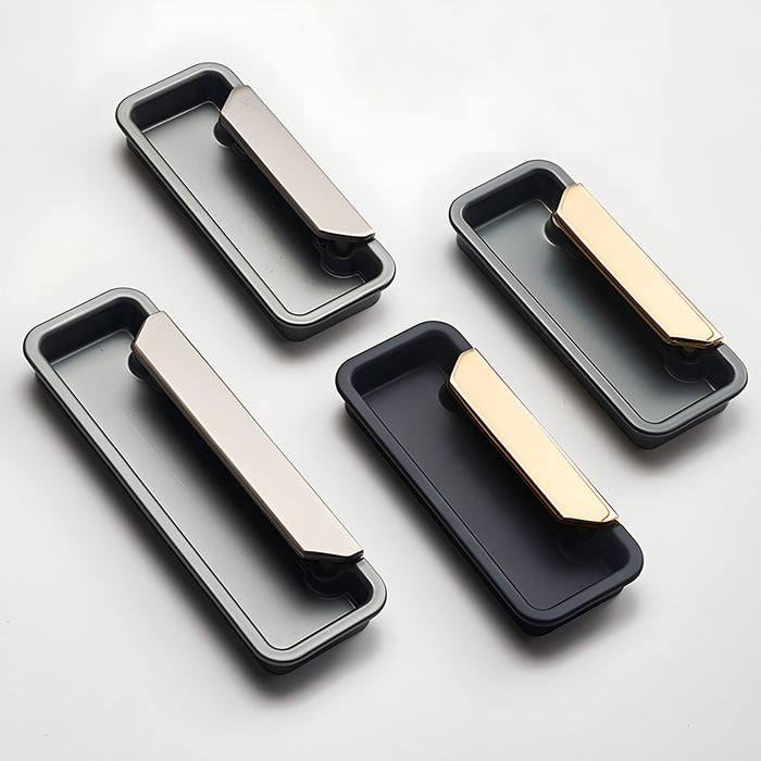Modern Embedded Cupboard Handles Invisible Sliding Door Handles