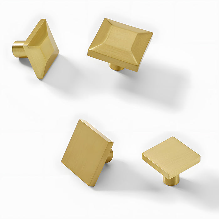 Modern Gold Brass Kitchen Cabinet Handles