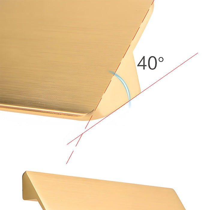 Modern Invisible Dresser Drawer Finger Edge Handles