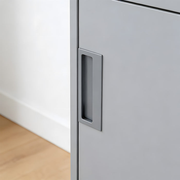 Modern Invisible Sliding Door Handles Recessed Flush Finger Pulls