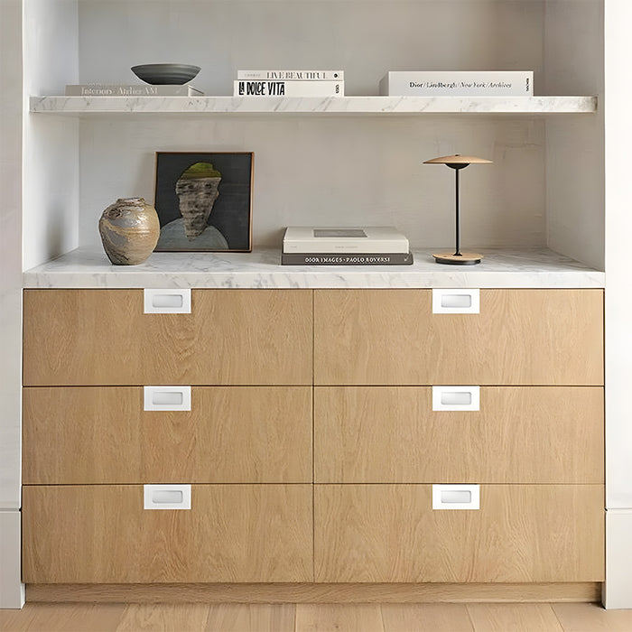 Modern Invisible Sliding Door Handles Recessed Flush Finger Pulls