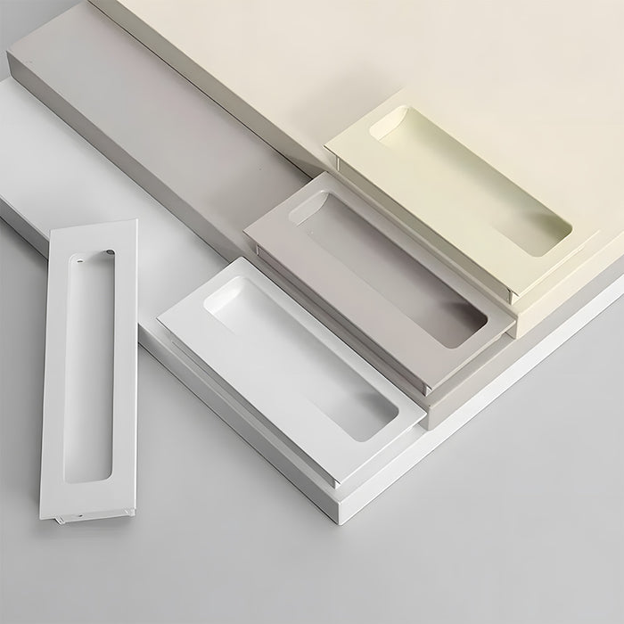 Modern Invisible Sliding Door Handles Recessed Flush Finger Pulls