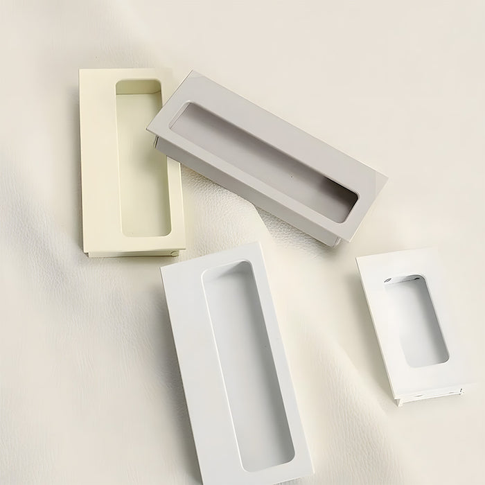Modern Invisible Sliding Door Handles Recessed Flush Finger Pulls