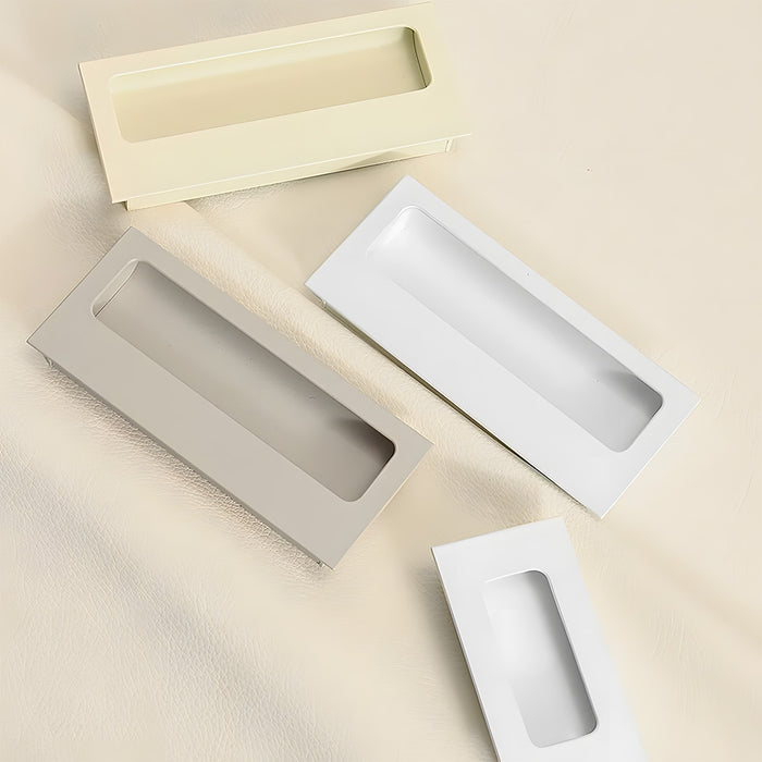 Modern Invisible Sliding Door Handles Recessed Flush Finger Pulls