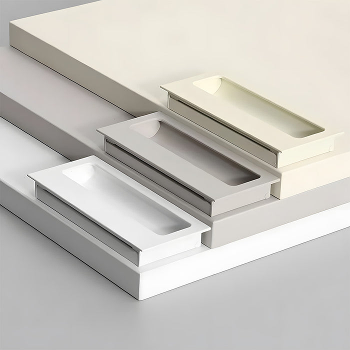 Modern Invisible Sliding Door Handles Recessed Flush Finger Pulls