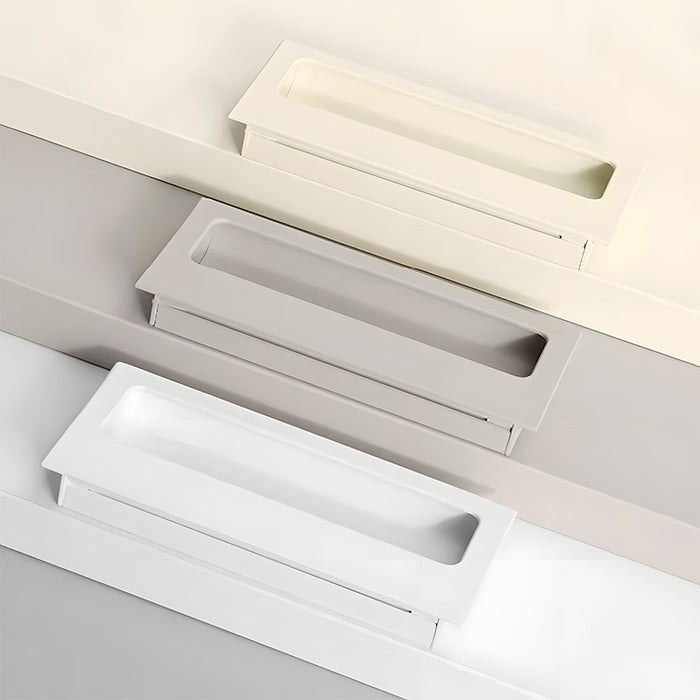Modern Invisible Sliding Door Handles Recessed Flush Finger Pulls