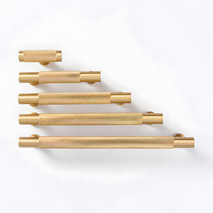 Modern Knurled Cabinet Pulls & Knobs